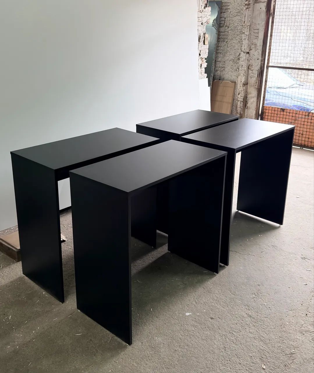 ESCRIVANINHA DE MDF PRETO A PRONTA ENTREGA