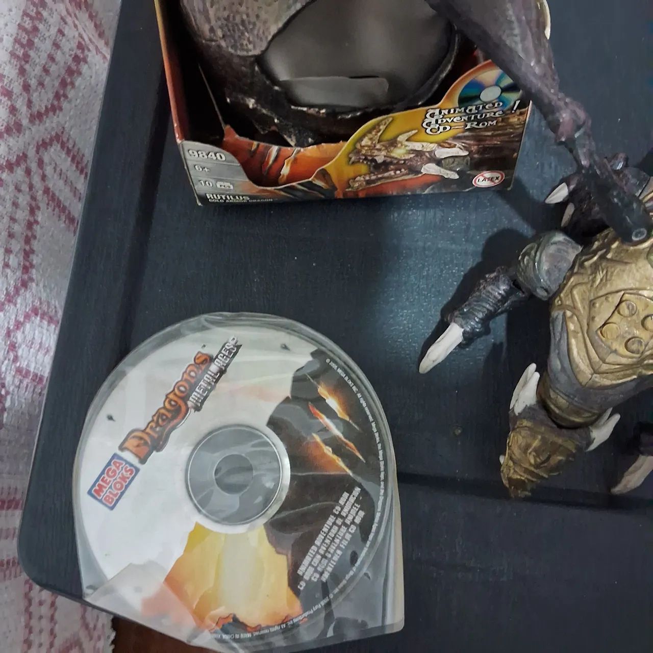 Boneco mega bloks dragon age dragon gold - Foto 2