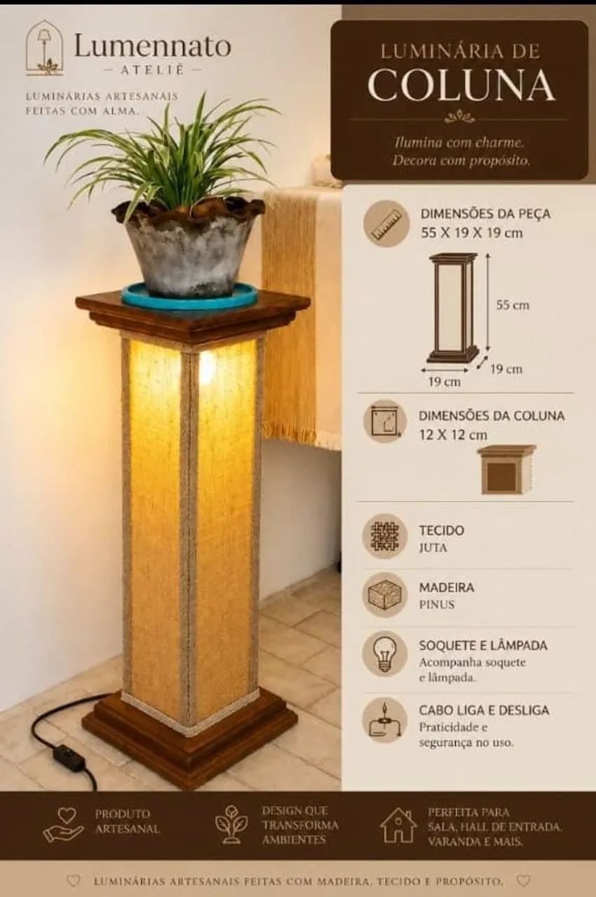 Luminária Abajur de chão - Foto 2