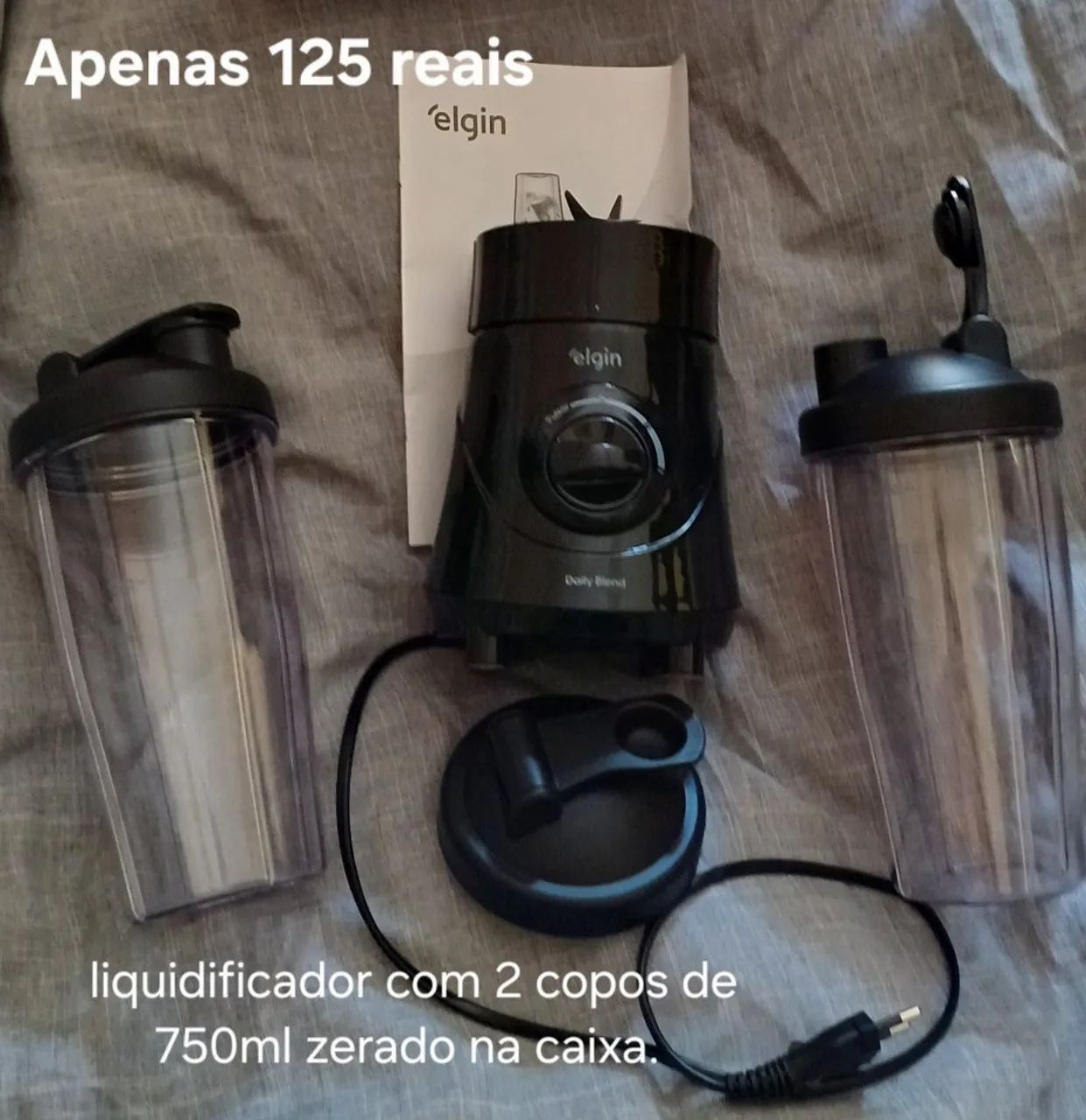 Liquidificador com 2 copos. - Foto 4