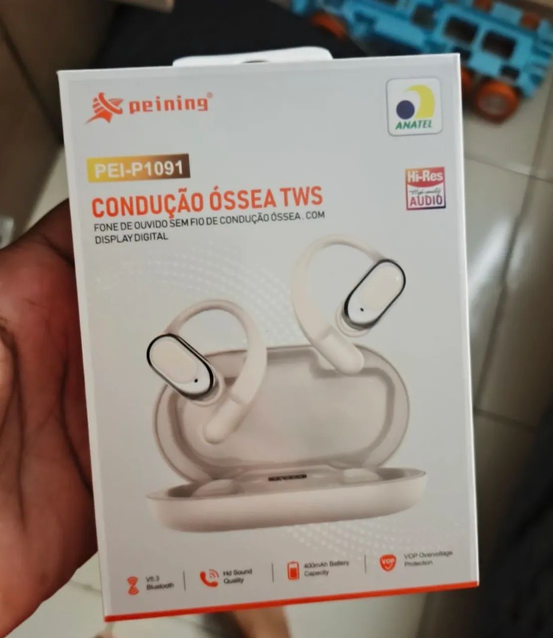Fone bluetooth 5.3 Condução Óssea Anatel  - Foto 2