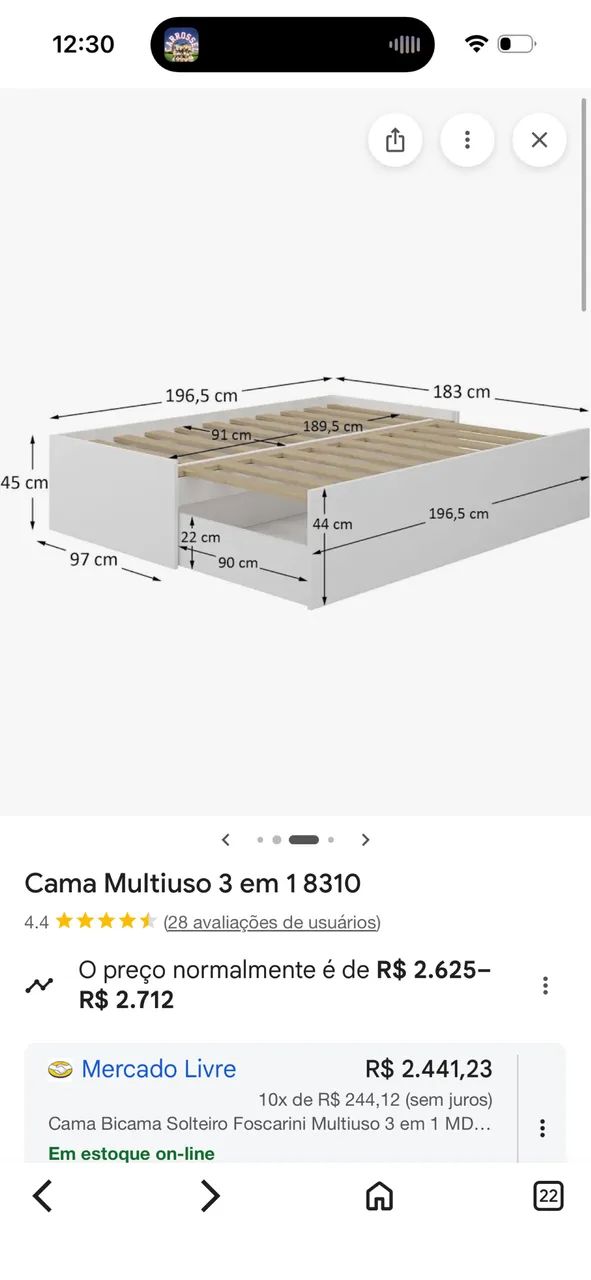 Cama três em 1 - Foto 5