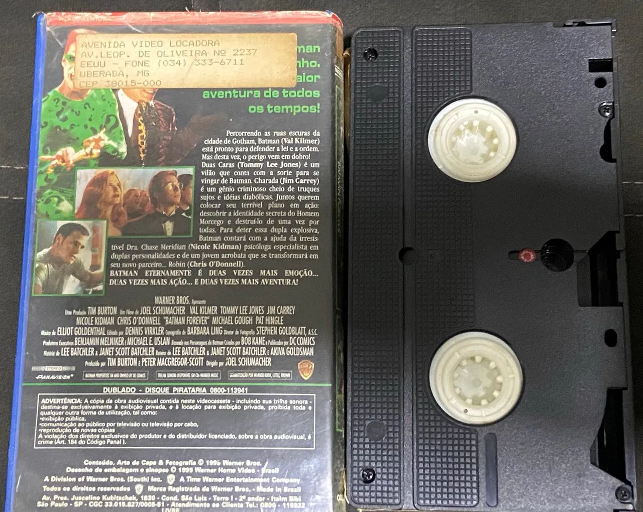 Fita VHS Batman Eternamente DUBLADO  - Foto 3