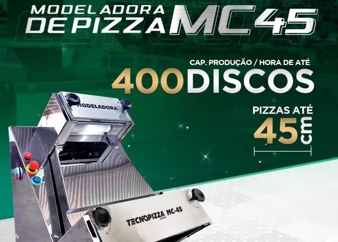 Vendo Modeladora de Massa Tecnopizza MC 45 NOVA!