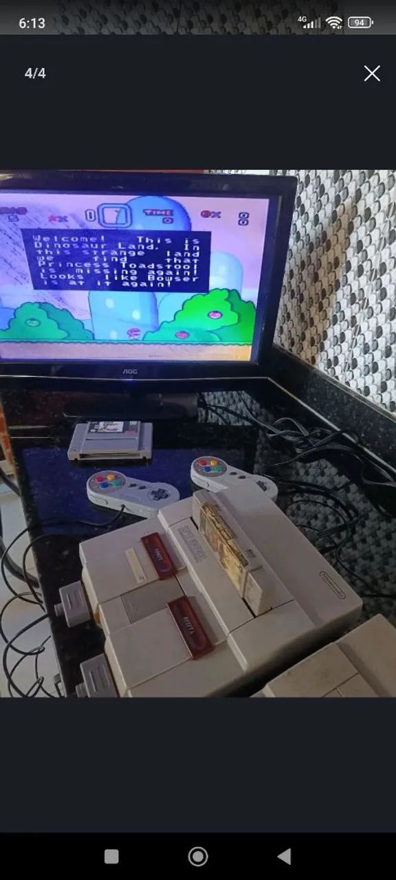 Super Nintendo defeito áudio 