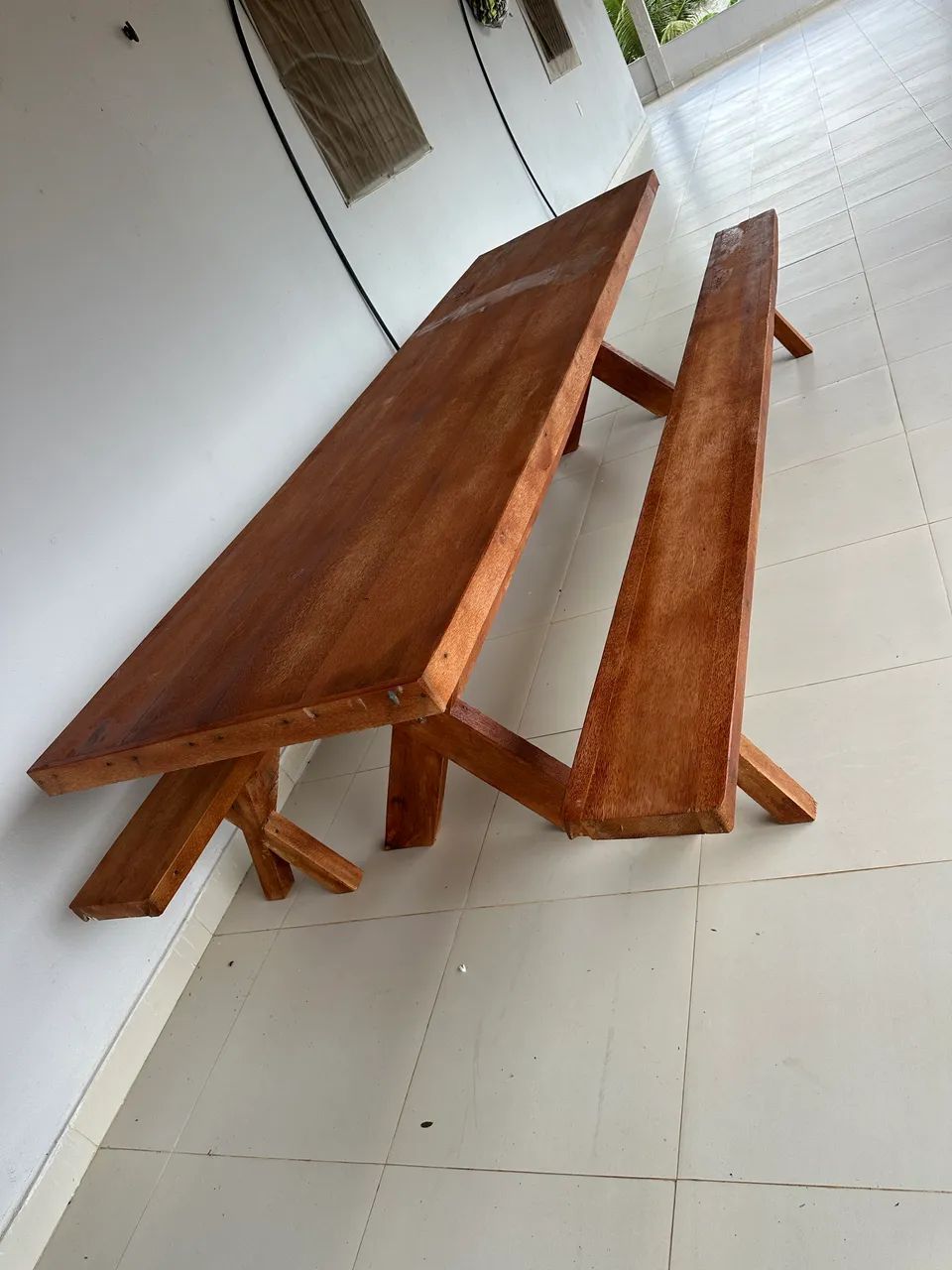 Mesa Rústica MACIÇA ENTREGA GRÁTIS  - Foto 4
