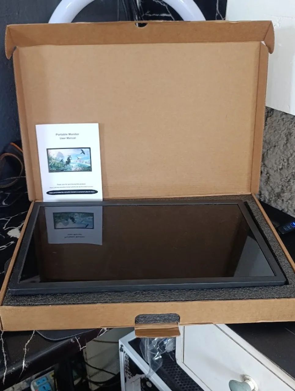 Monitor portátil de 15,6 polegadas, Conectividade USB-C HDMI Full HD 1080P