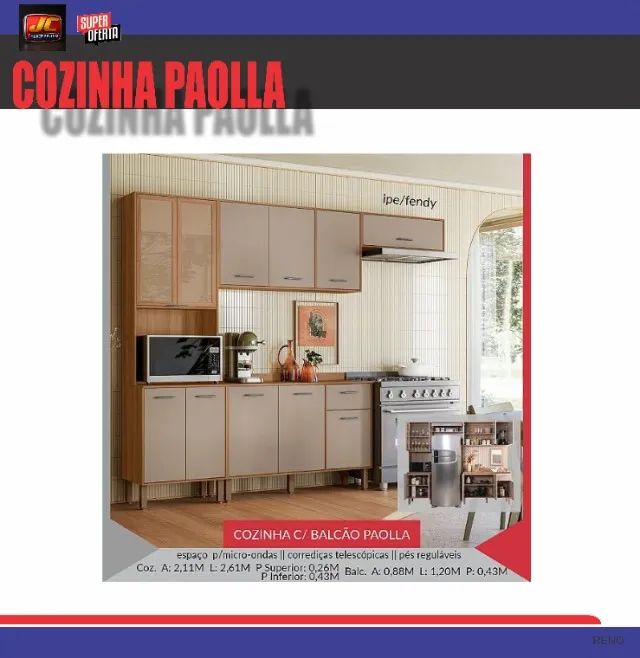 COZINHA COMPLETA PAOLLA