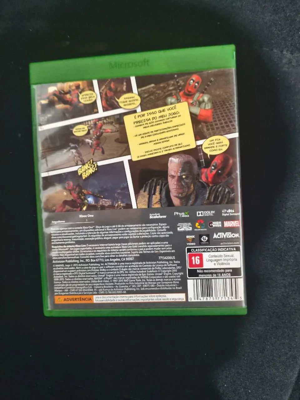Deadpool Xbox one versão nacional (funcionando perfeitamente) - Foto 2