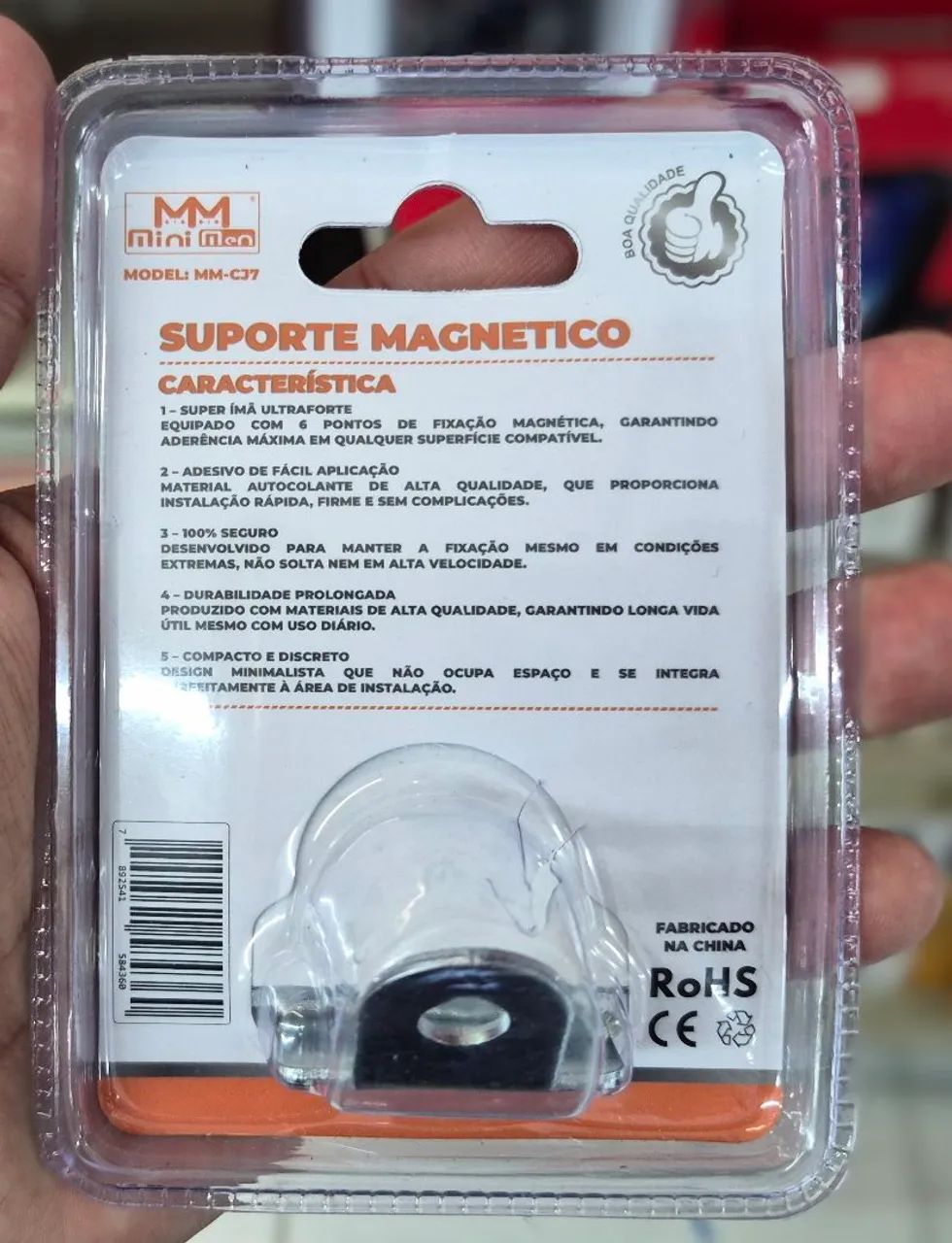 SUPORTE DE MOTO MAGNÉTICO REF: MMCJ7 - Acessórios de Celular
