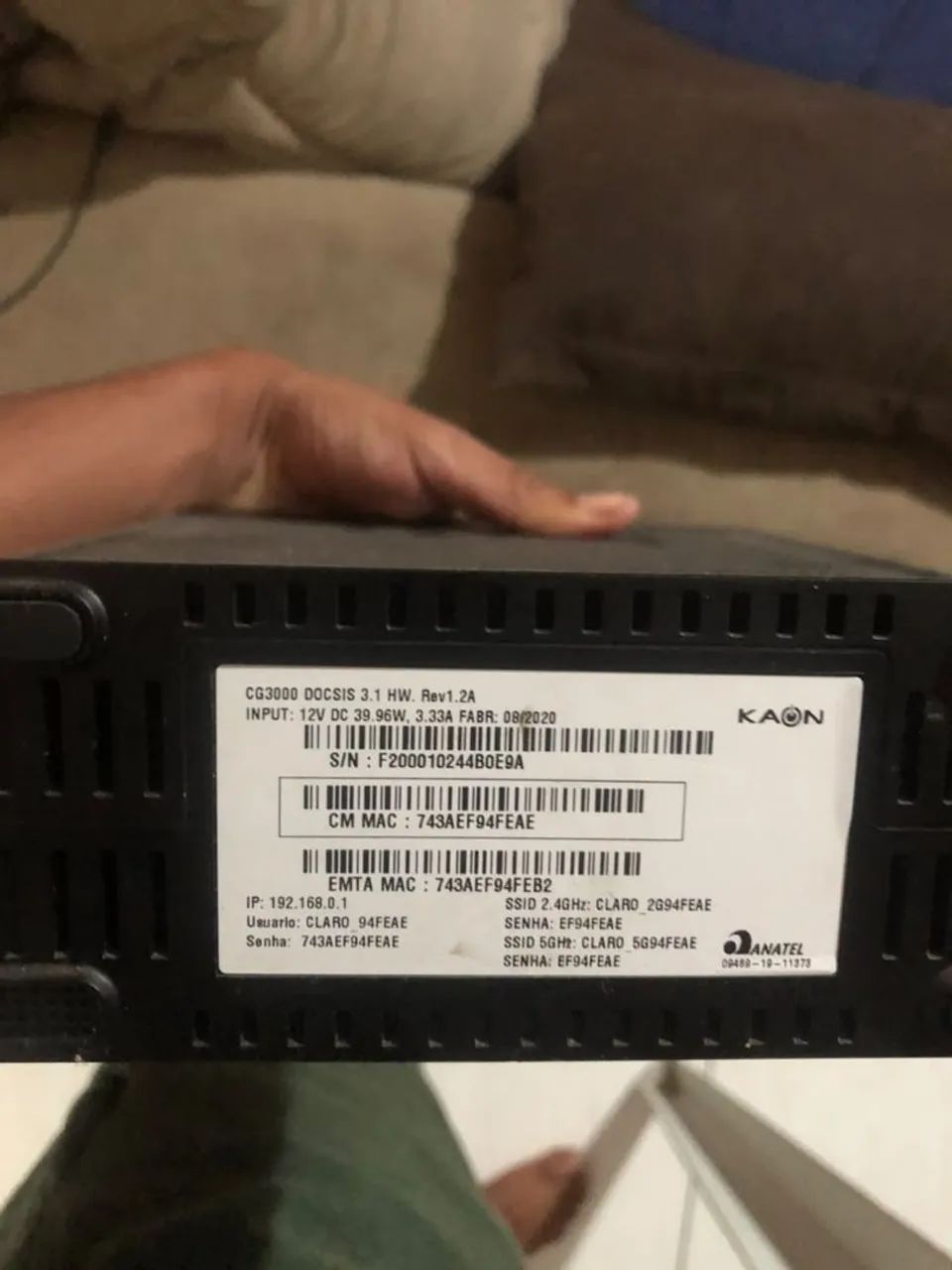 MODEM DA CLARO Wi-fi  - Foto 2