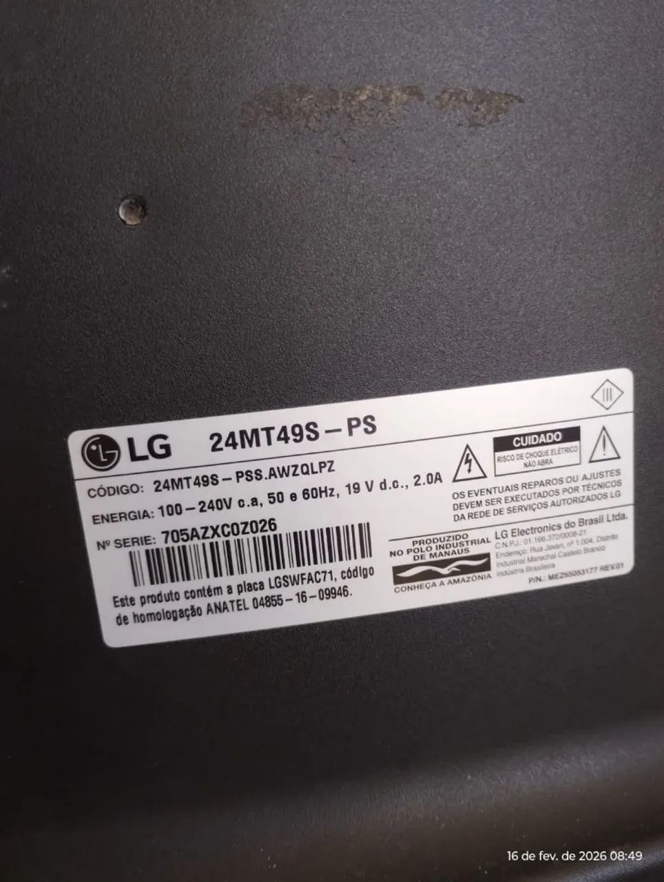 TV Monitor LG Smart 24 Polegadas - Foto 4
