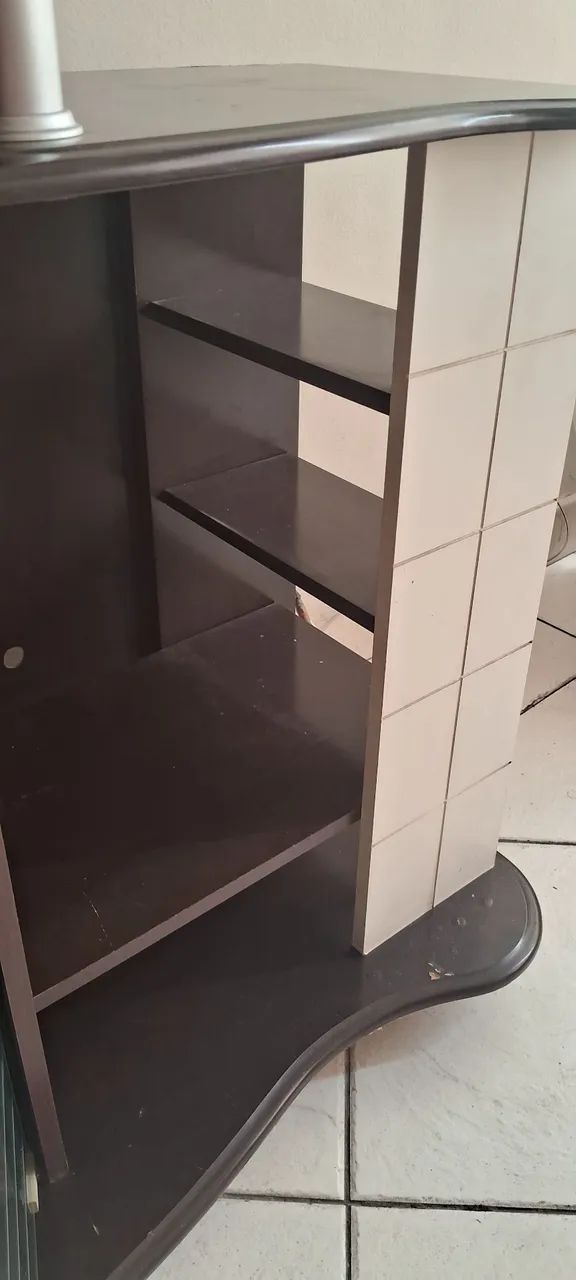 Rack preto e branco 