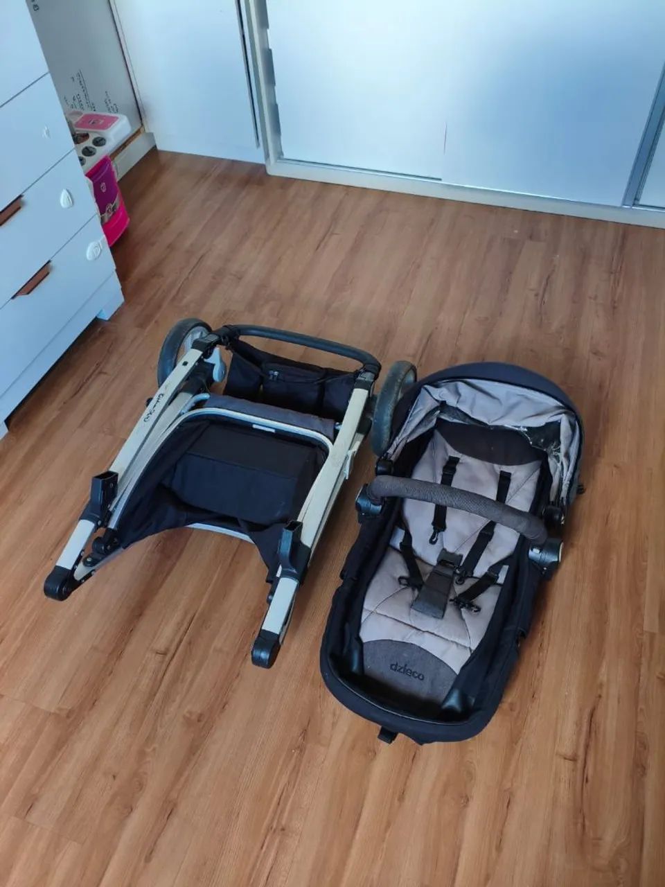 Carrinho de bebê DZIECO  - Foto 4