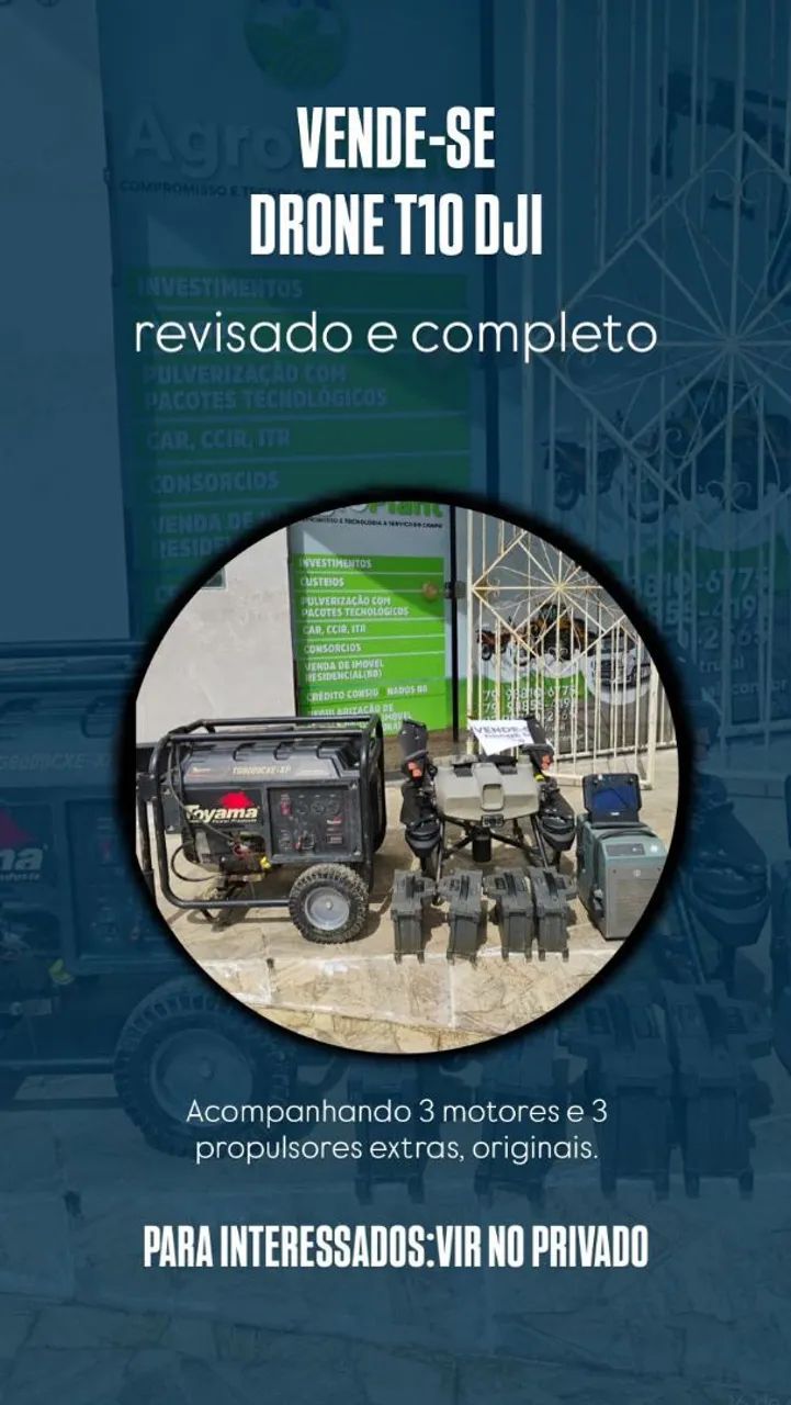 Drone Agrícola T10 DJI - Foto 2