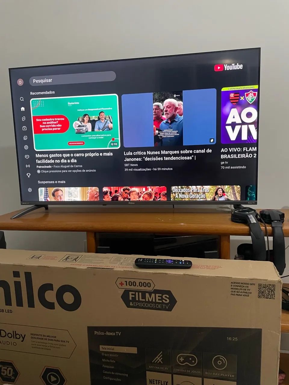 TV Roku 50 polegadas praticamente zera - Foto 3