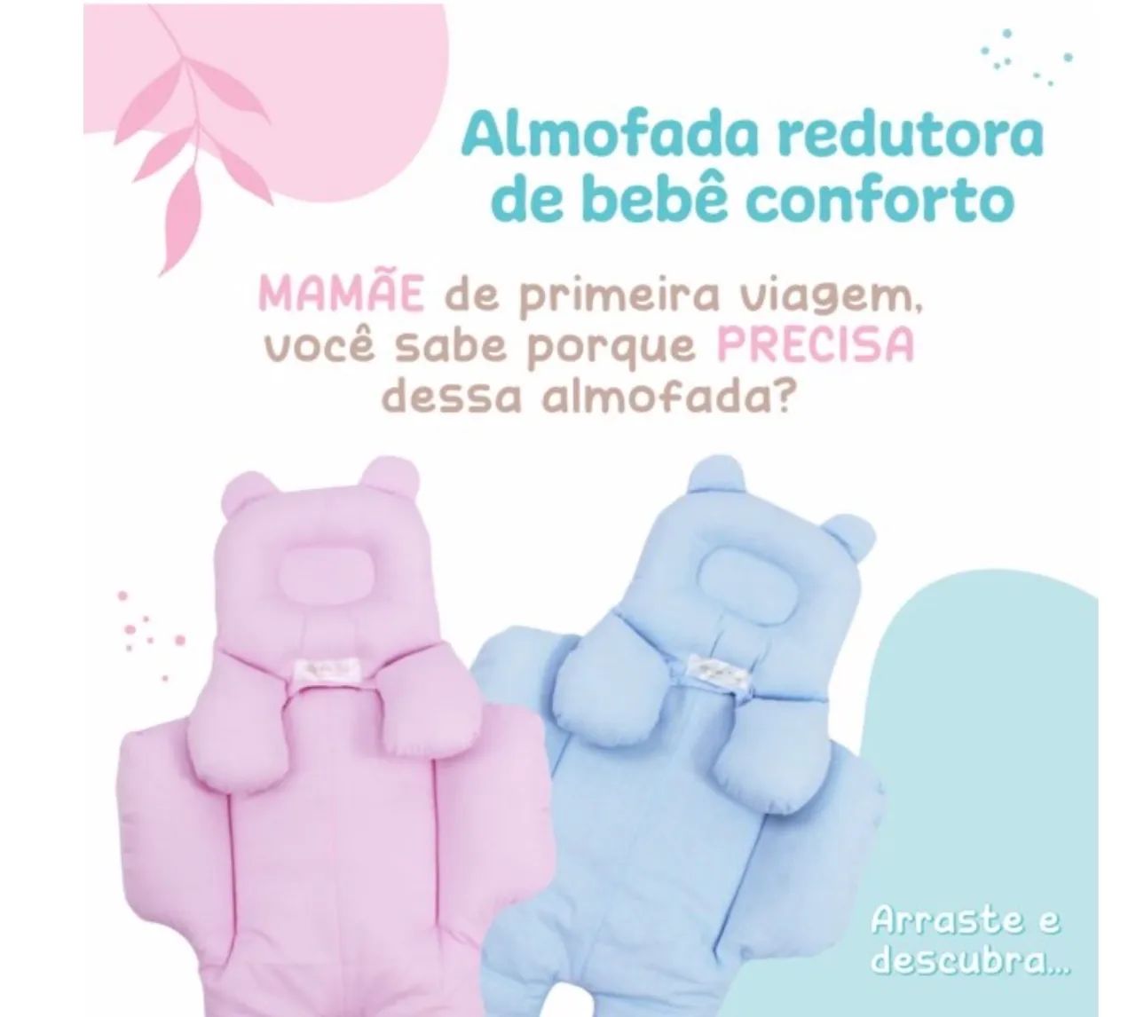 Redutor de bebê conforto algodão doce - Foto 4