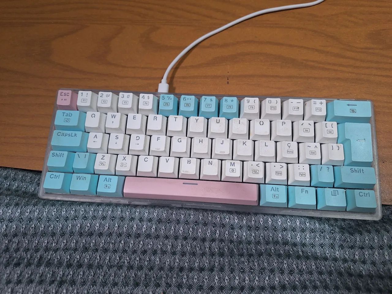 Teclado mecânico 60% , redragon akali