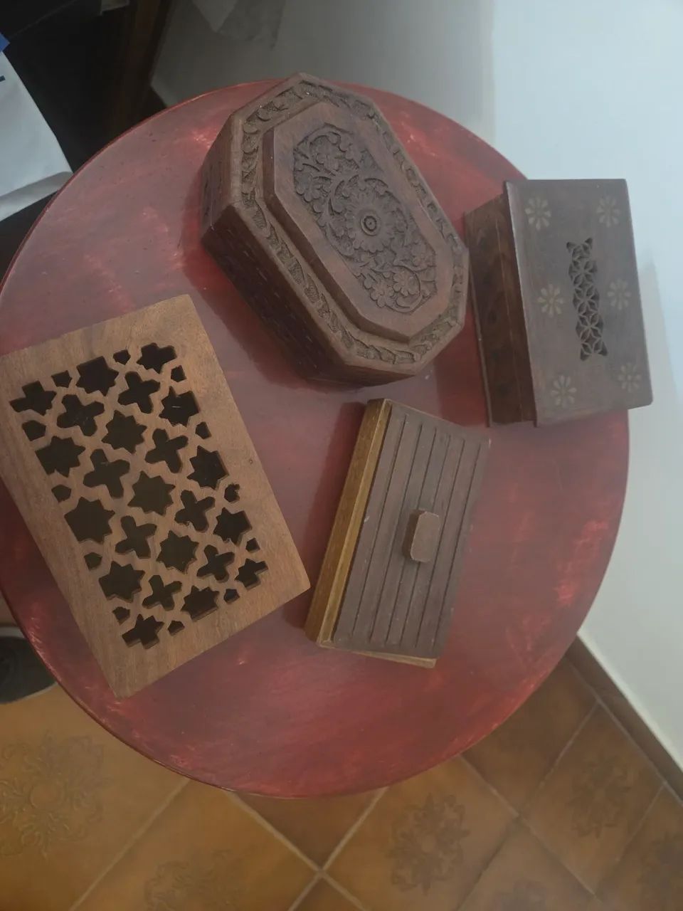 Caixas em madeira artesanal