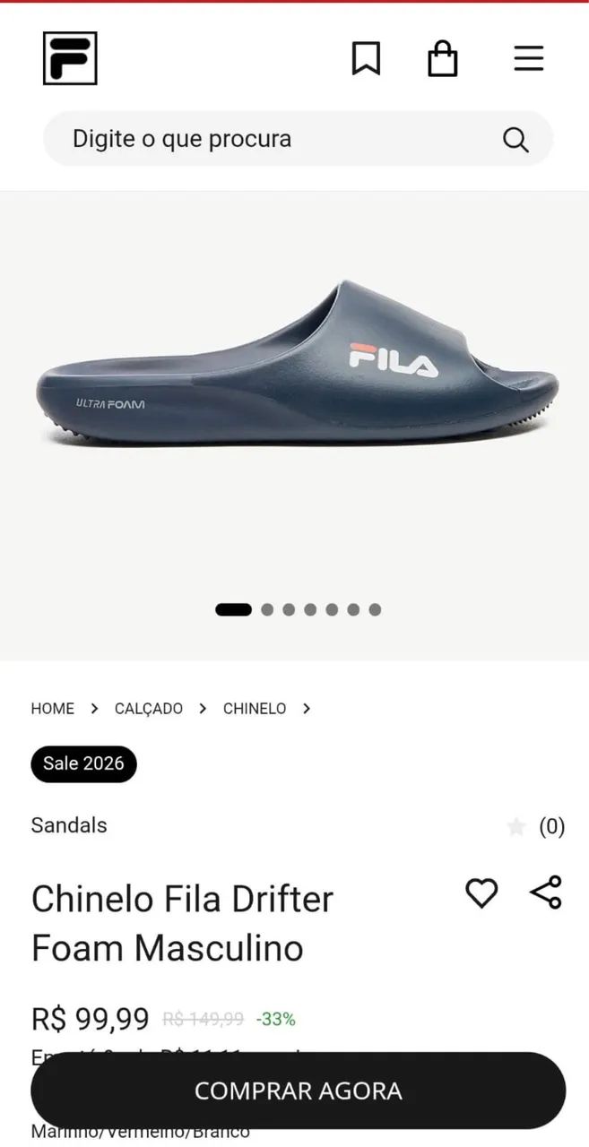 Chinelo fila - Foto 2