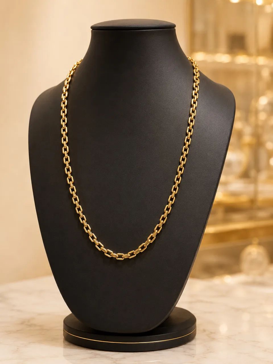 Corrente Cadeado em Ouro 18k 750