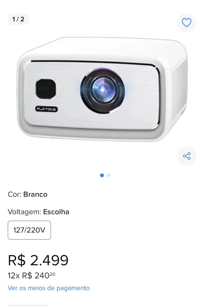 PROJETOR D9W Ultra FULL HD - Foto 5