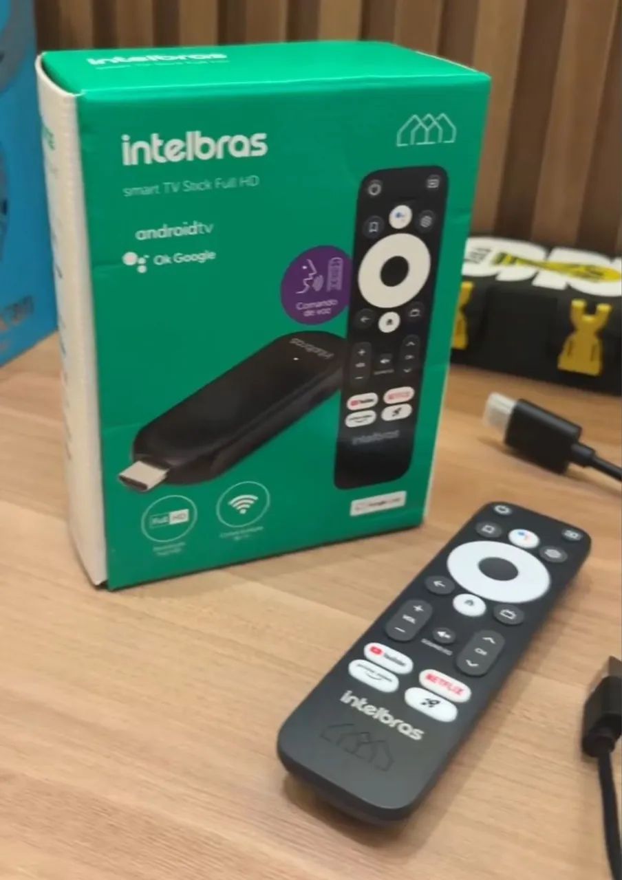 Smart Tv Stick Full Hd Intelbras Preto Padrão - Foto 3