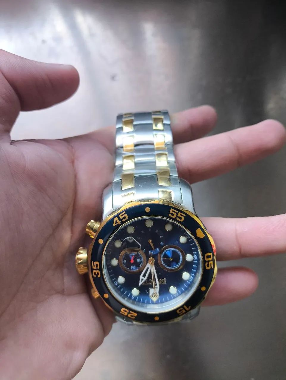 Relógio de pulso invicta pro drive scuba 