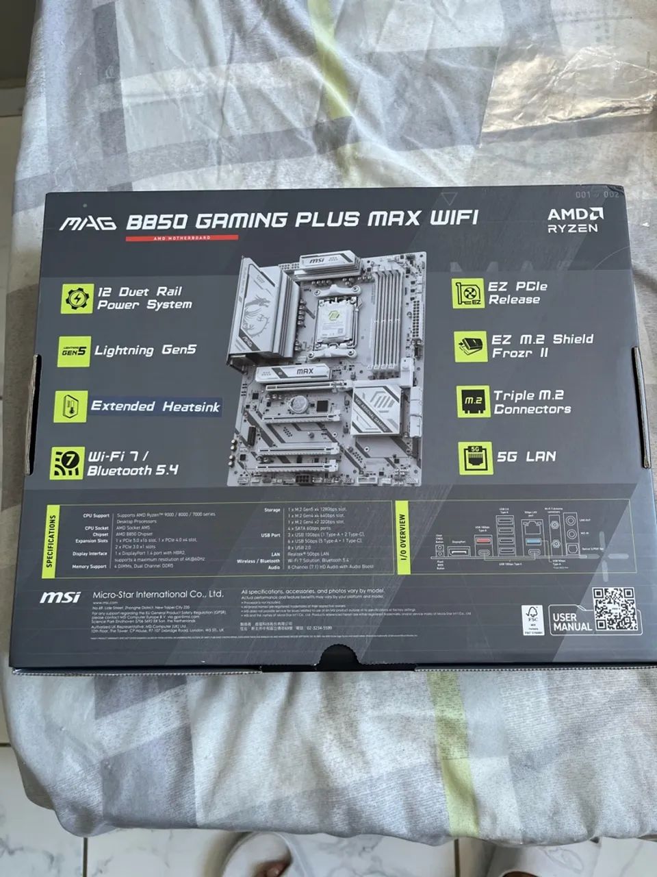 Placa Mãe B850 Gaming Plus WiFi  - Foto 5