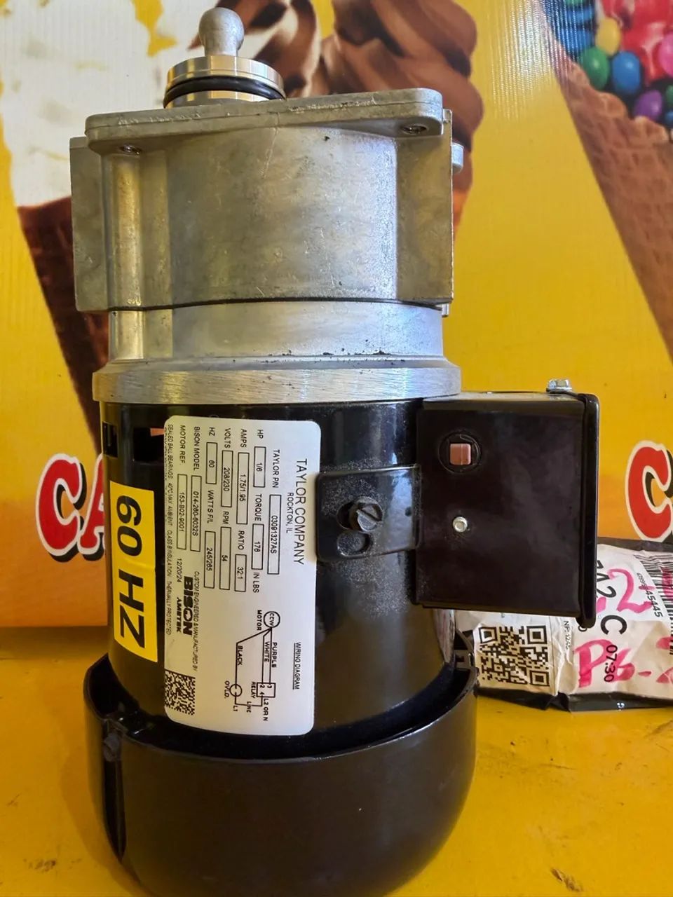 Motor da bomba Taylor 8754/754