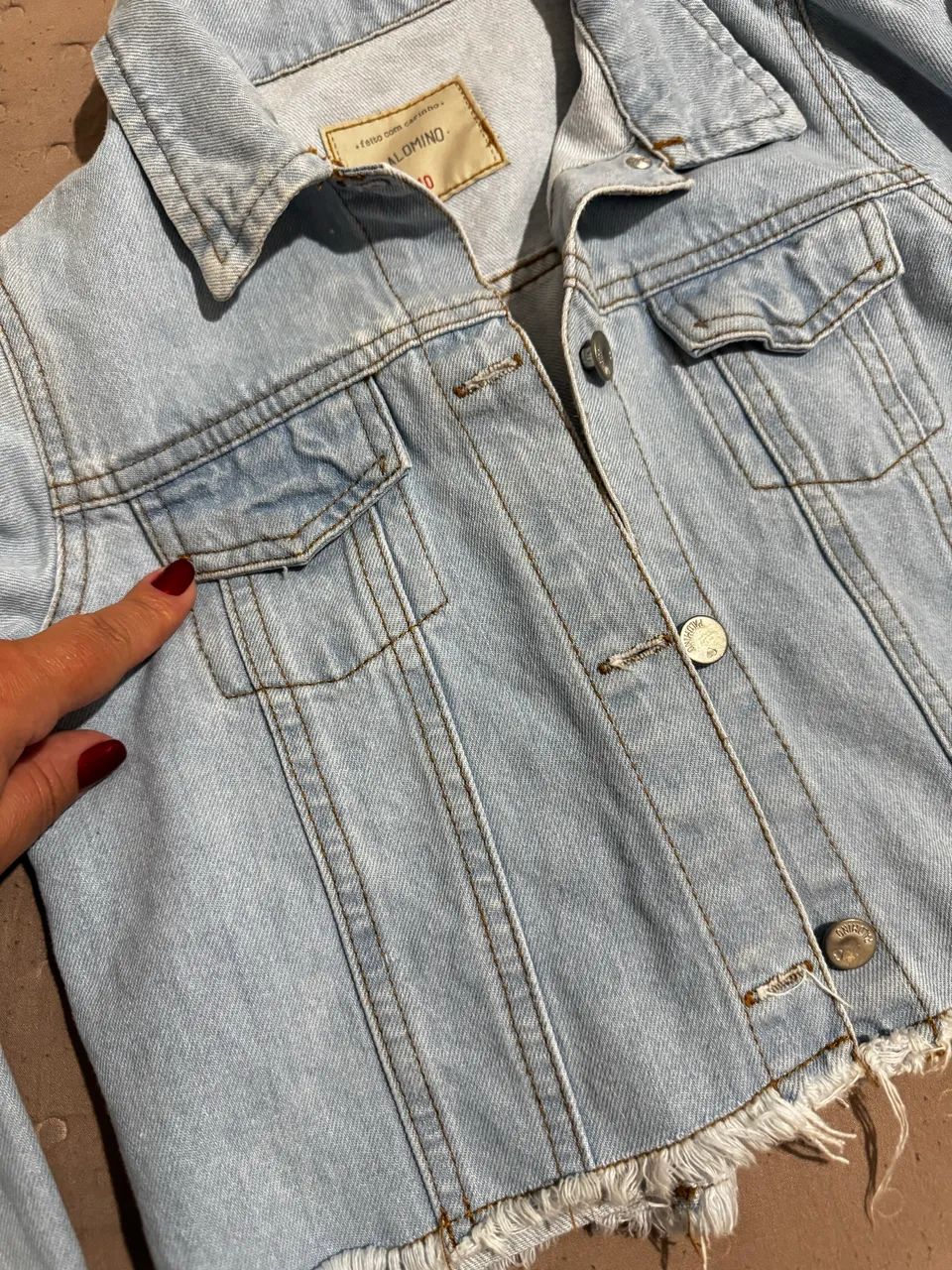 Jaqueta jeans infantil 