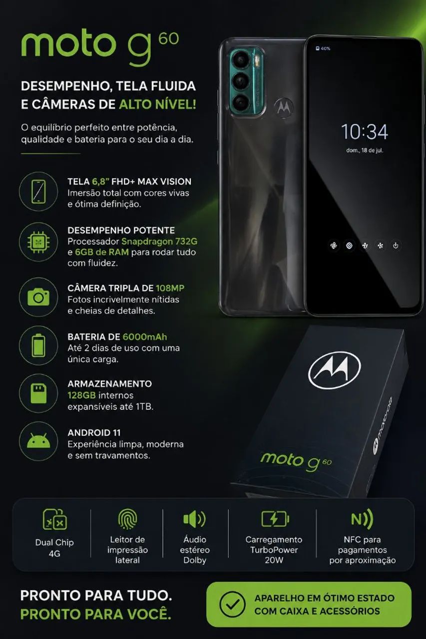 Moto g60 smartphone 