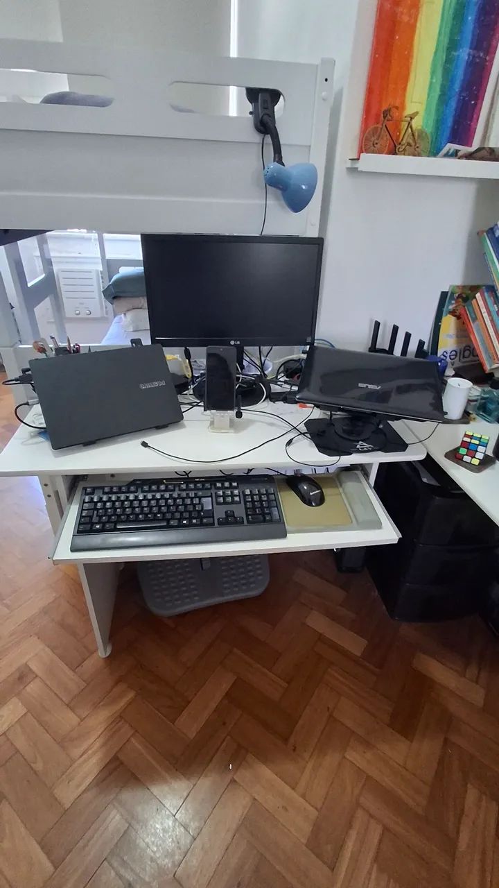 Mesa computador em L - para vender rápido  - Foto 3