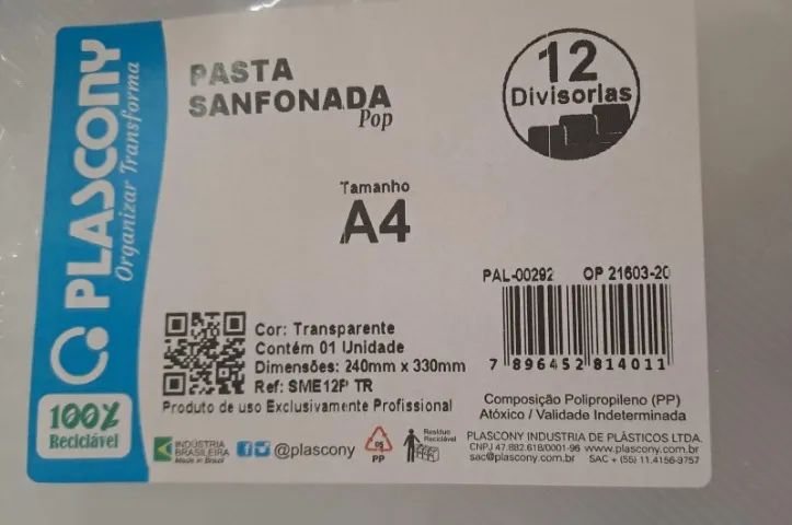 Pasta Sanfonada - Foto 2