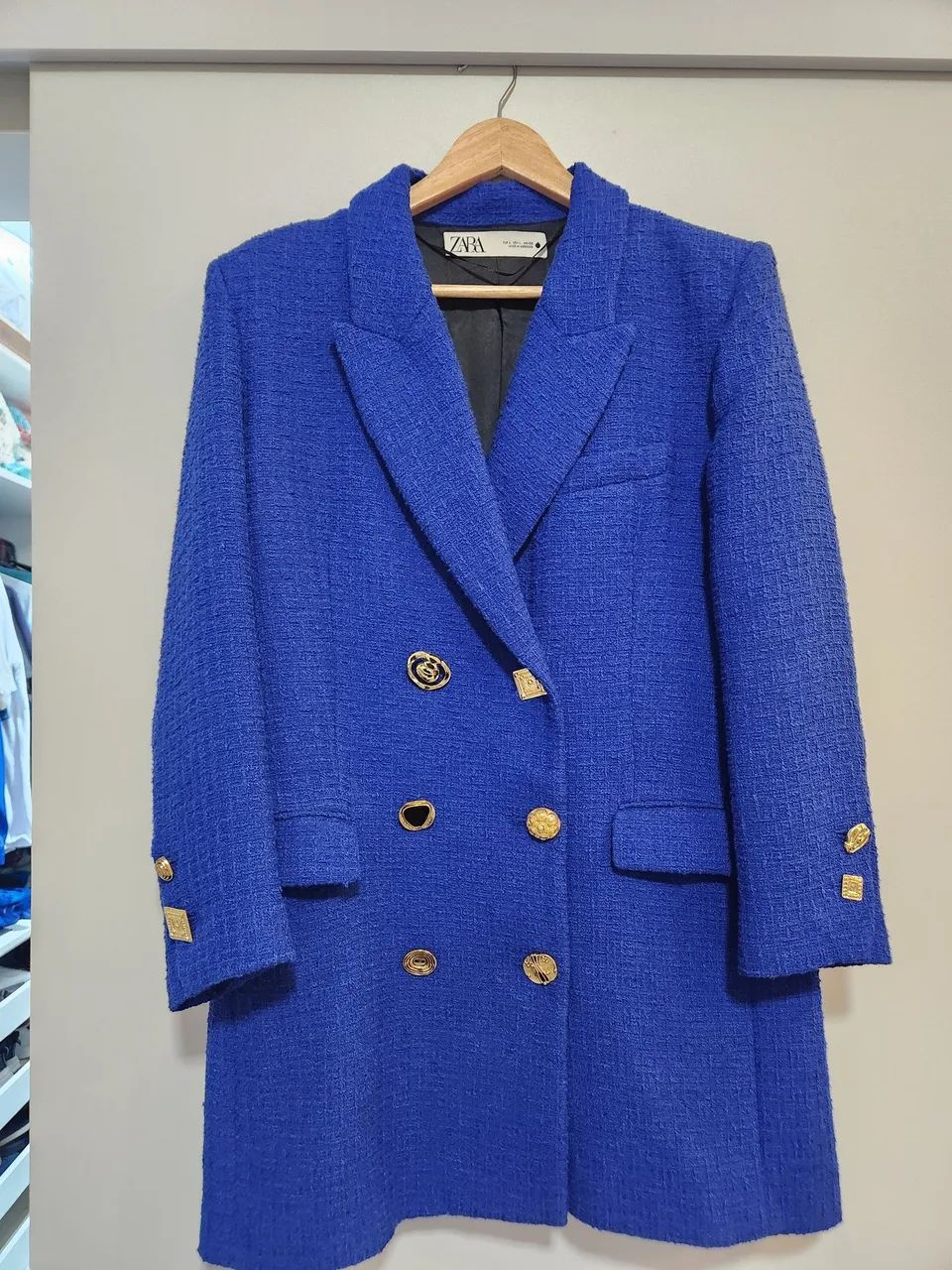 Sobretudo / blazer alongado Zara - Foto 2