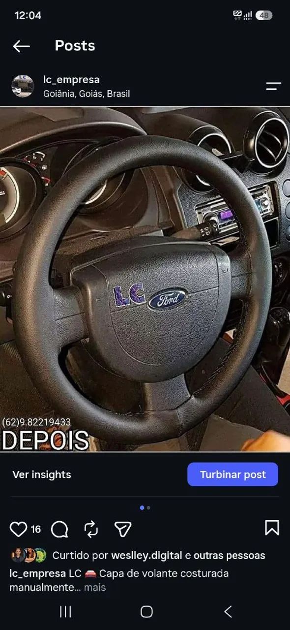 Capa de volante 