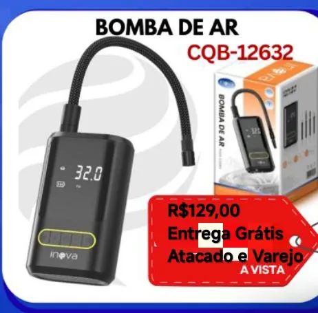 Inflador de ar portátil bomba de ar