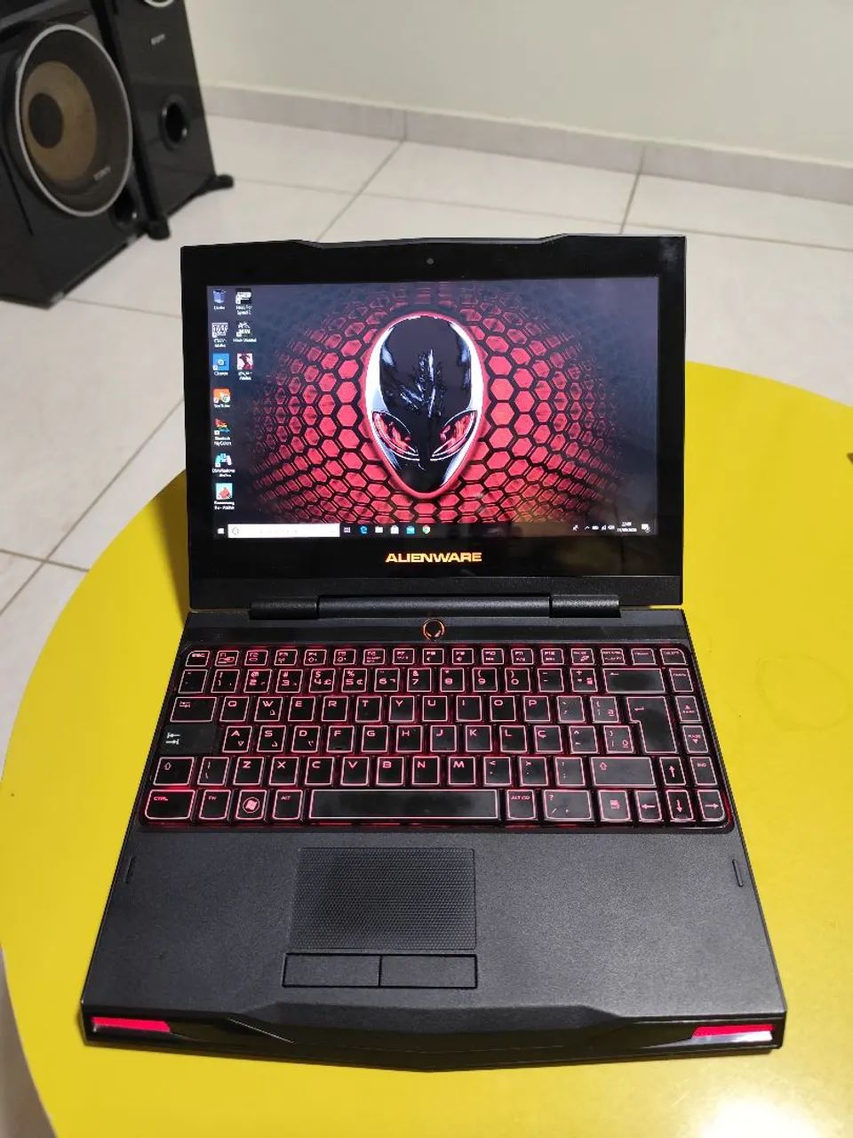 Notebook Dell Alienware, placa de vídeo Gforce NVidia, HD 500 gb, 8 de ram, retroiluminado - Foto 5
