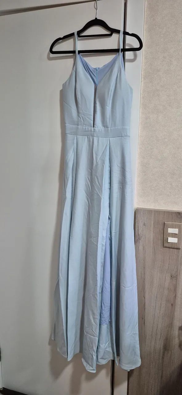 Vestido de Festa Azul - Foto 2