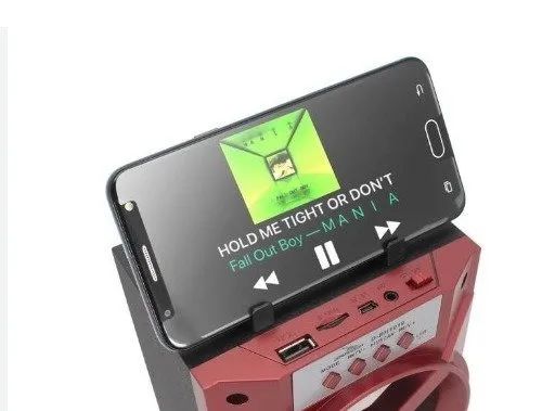 Caixa De Som Bluetooth Usb Display Led - Foto 5