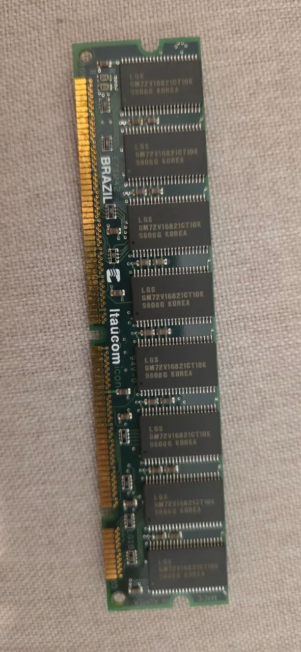 Memória Ram Dimm 32mb Sdram 168 Pinos Pc100 - Foto 3
