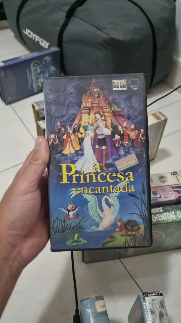 Vhs A Princesa Encantada de 1994  - Foto 4