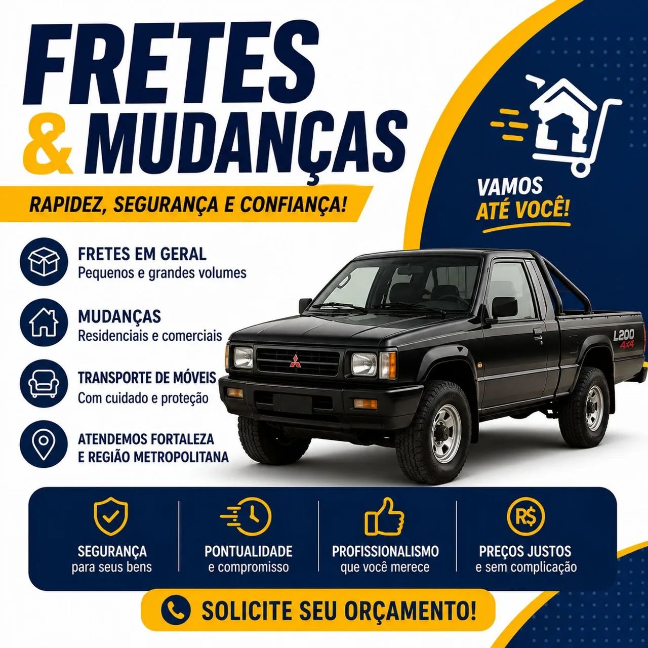 Fretes e mudança fortaleza Caucaia e Maracanaú 