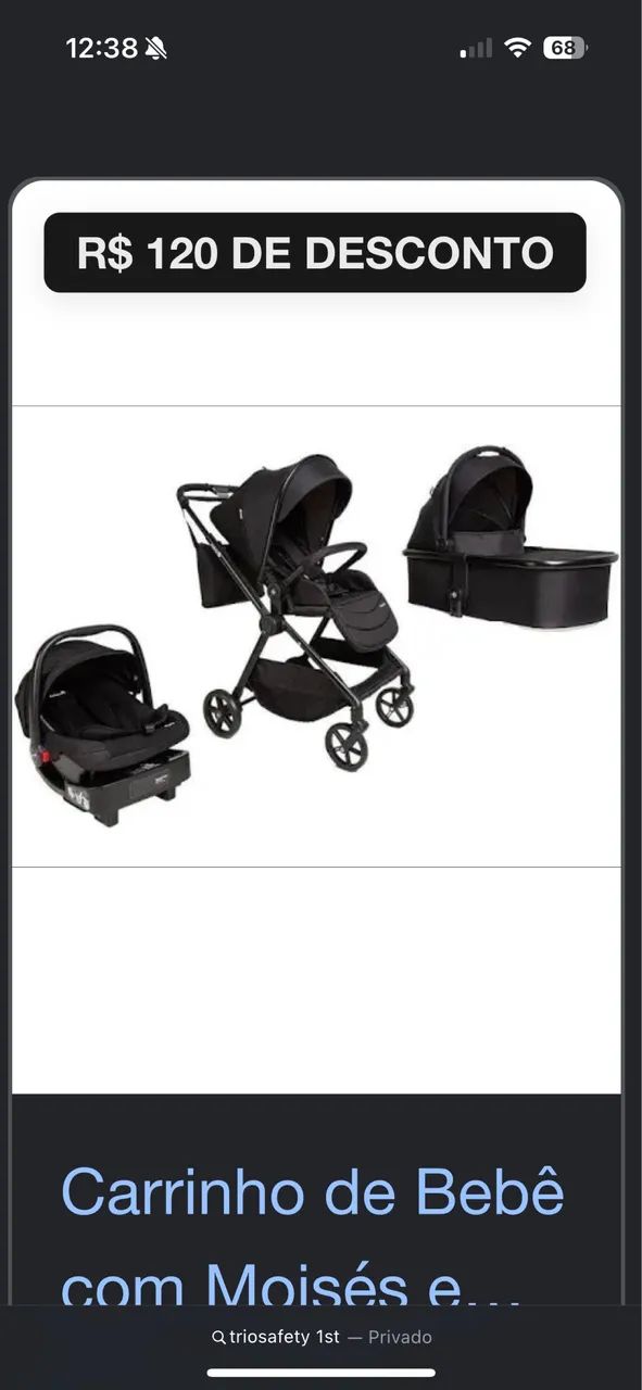 KIT Carrinho Safety 1st