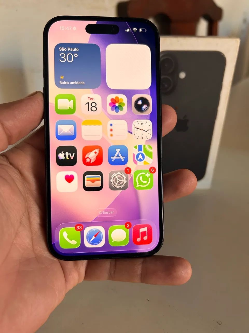 iPhone 16 128 GB NA GARANTIA Apple R$3.450 - Foto 3
