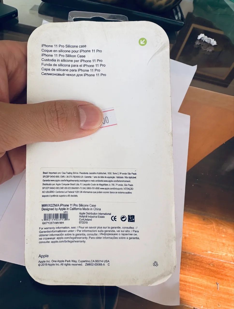 Case capinha original Apple iPhone 11 Pro silicone veludo - Foto 5