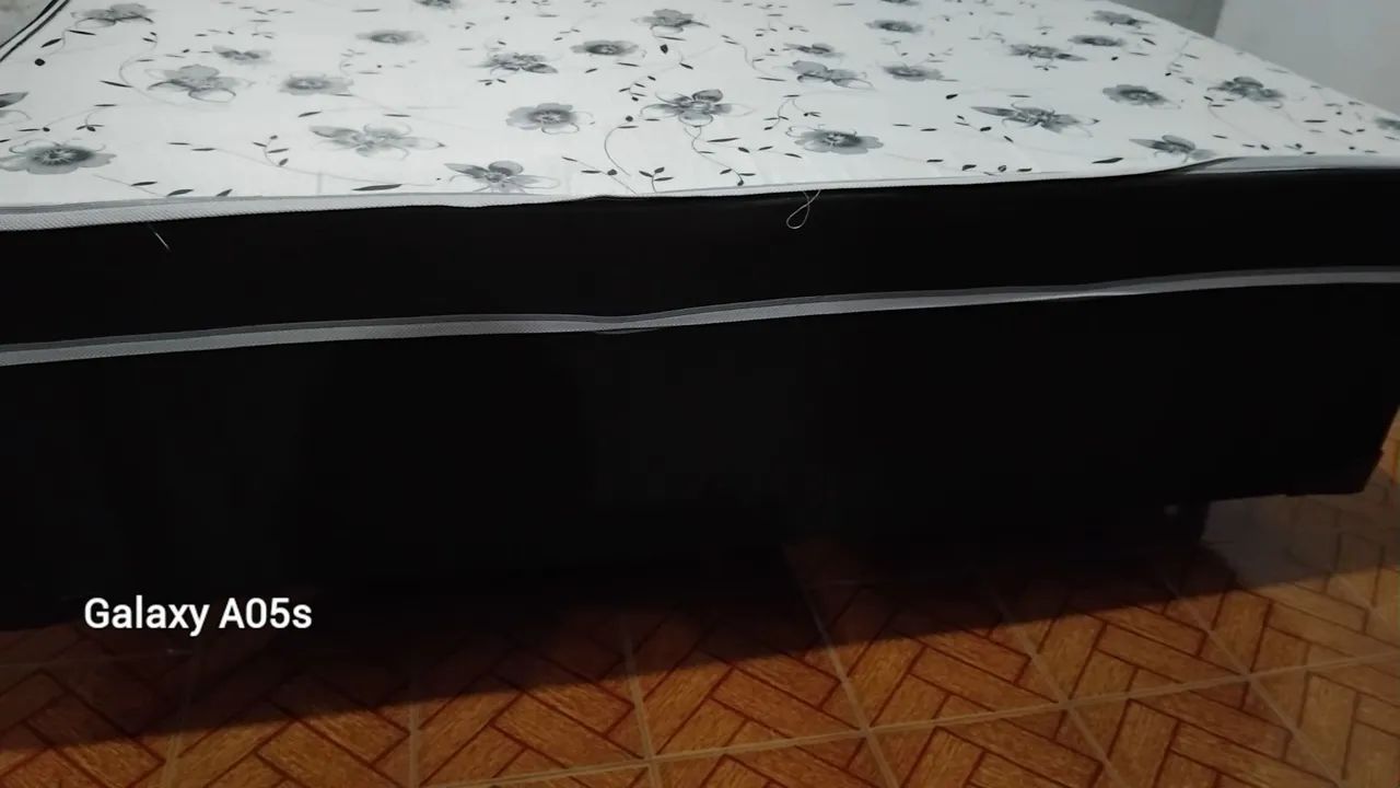 Cama box de Casal com Cabeceira Estofada - Foto 2