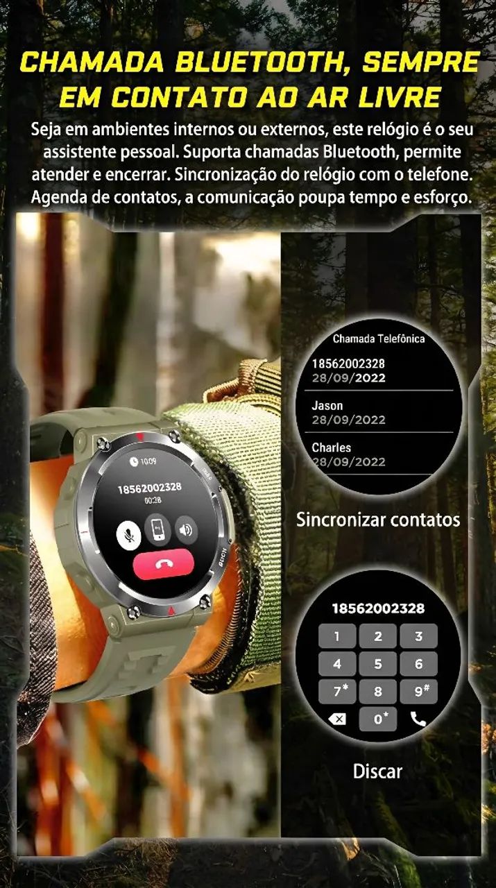 Smartwatch COLMI V70 AMOLED 1.43" polegadas certificação IP68 - Foto 5