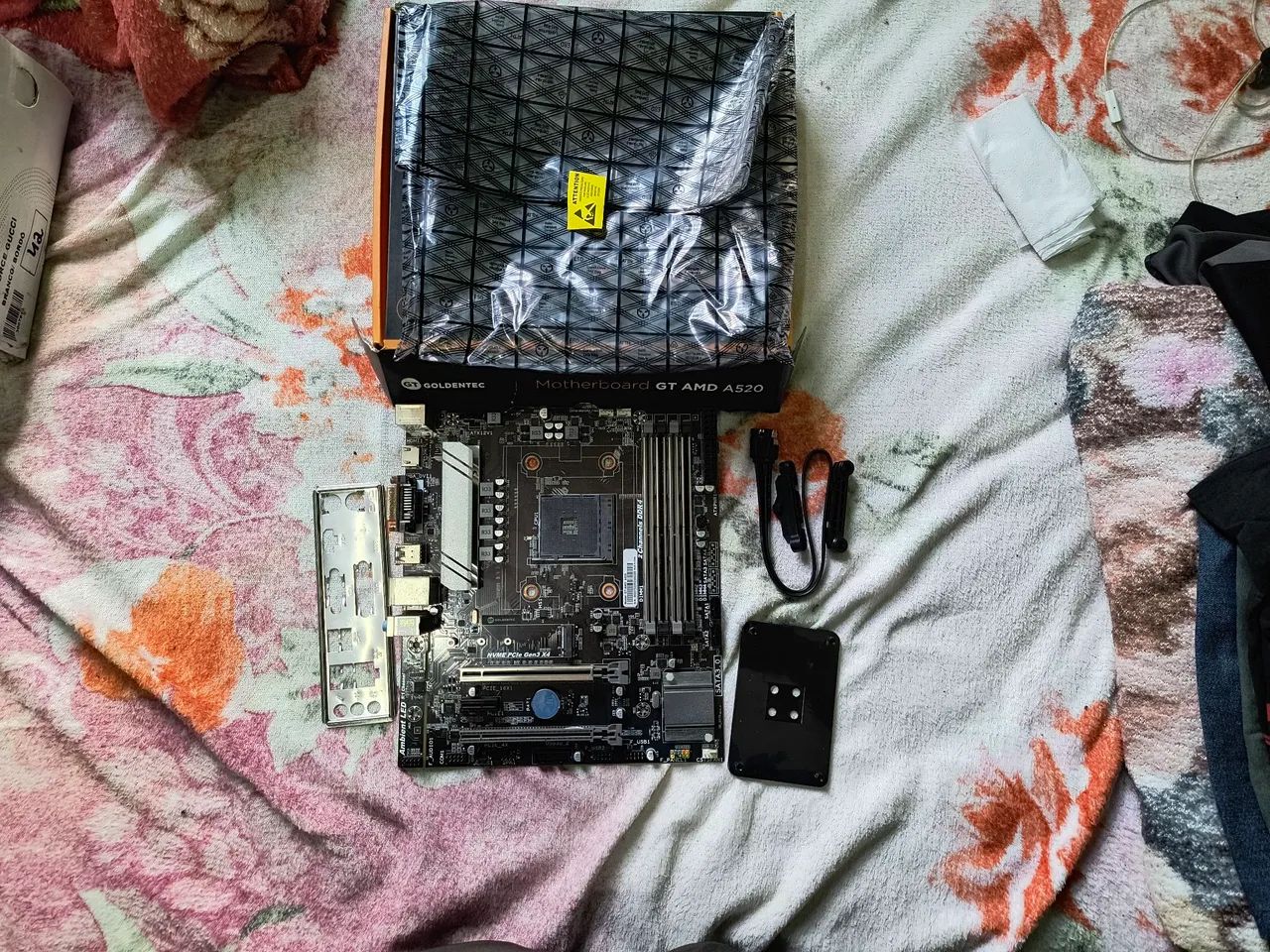 PLACA MÃE AMD A520M GT GOLDENTEC  - Foto 3
