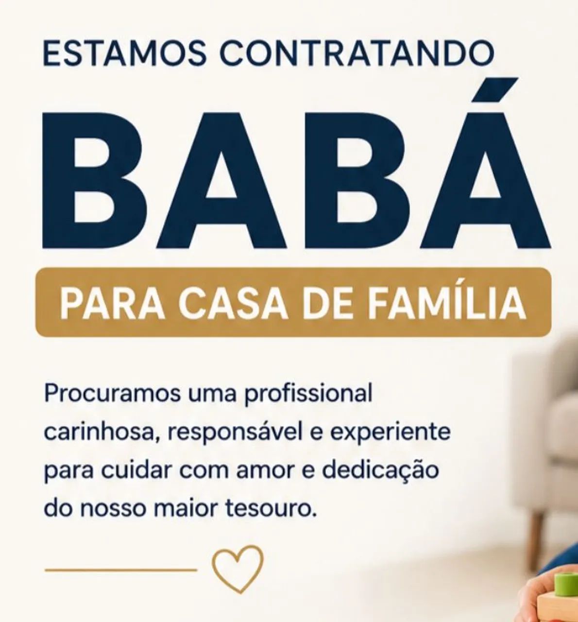 Vaga de babá  - Foto 2